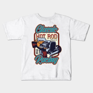 Classic hot rod racing Kids T-Shirt